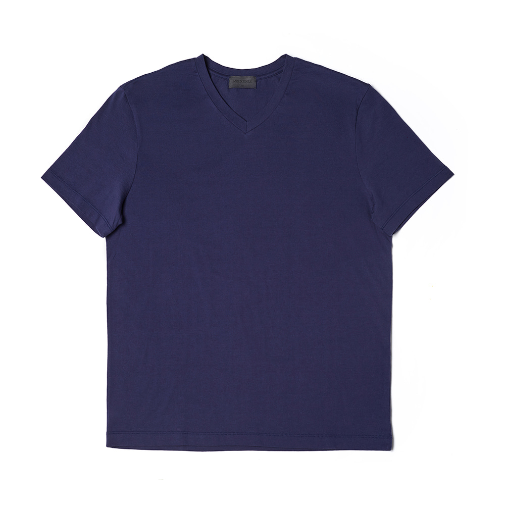Pima Cotton Short Sleeve V-Neck T-Shirt