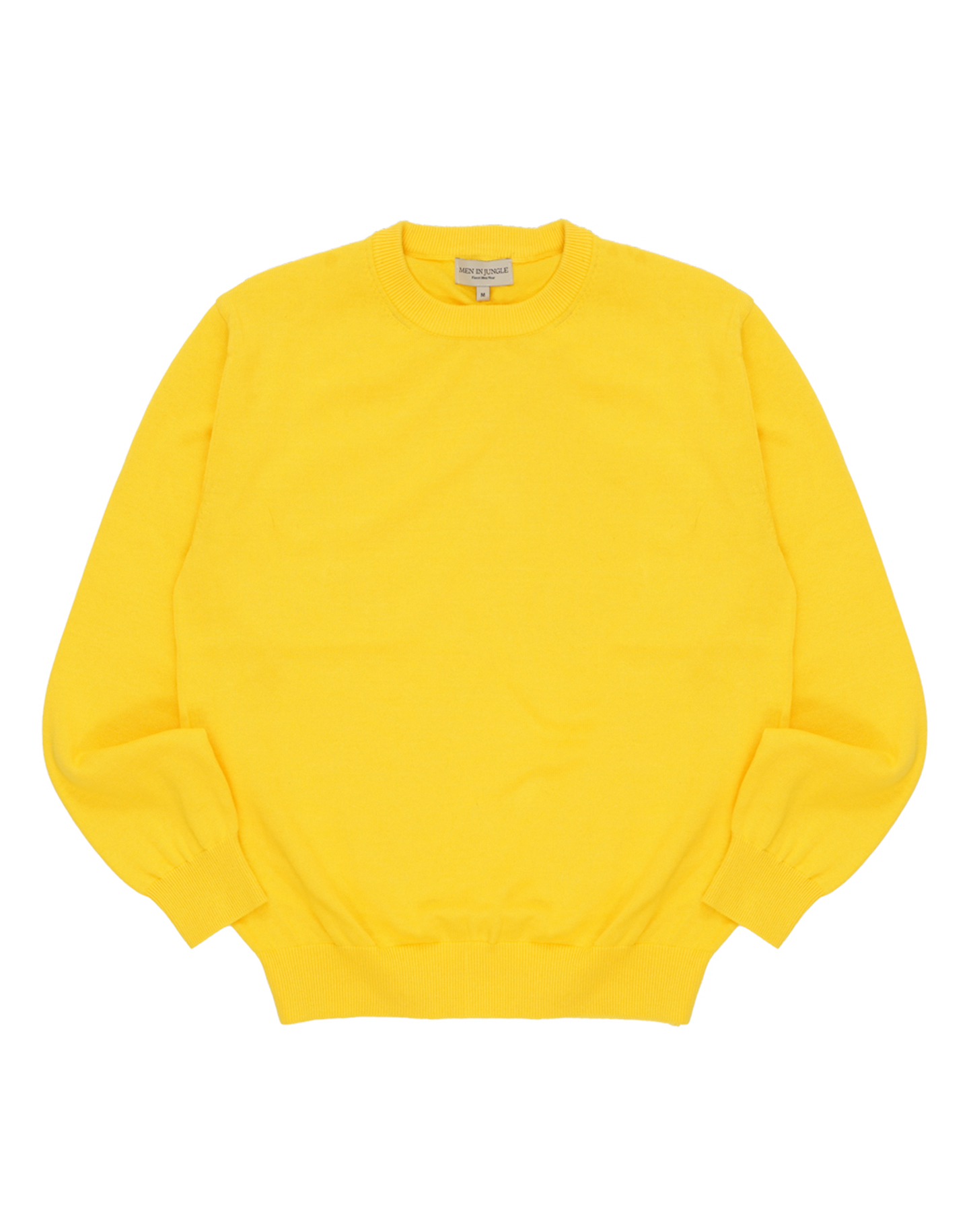 [MIJ] Piccola Long Sleeve Crew Neck Knit - Yellow